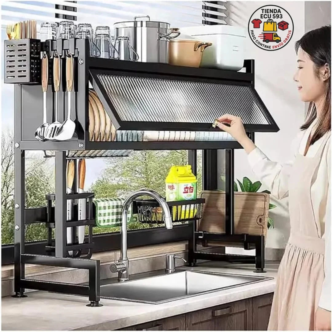 ESCURRIDOR DE PLATOS DE 1 NIVEL 🔥