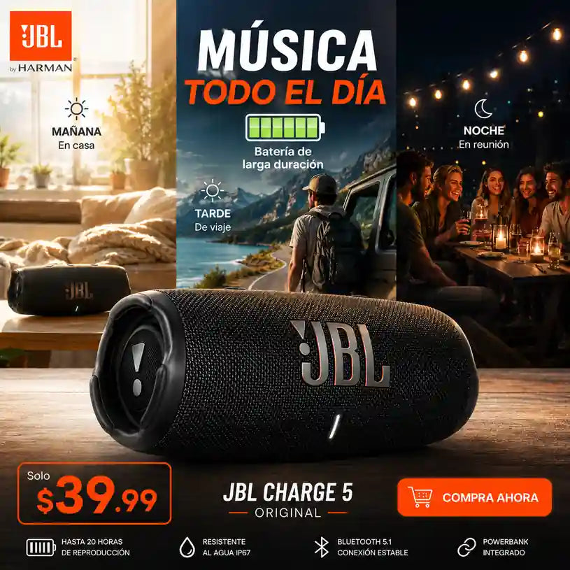 BOCINA JBL CHARGER 5 ORIGINAL