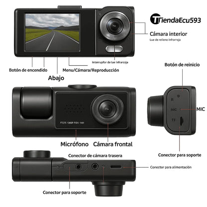 🛡️🚘 LA DASHCAM MAS COMPLETA – Graba Todo y Mantén tu Auto Siempre Seguro