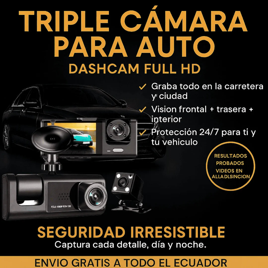 🛡️🚘 LA DASHCAM MAS COMPLETA – Graba Todo y Mantén tu Auto Siempre Seguro