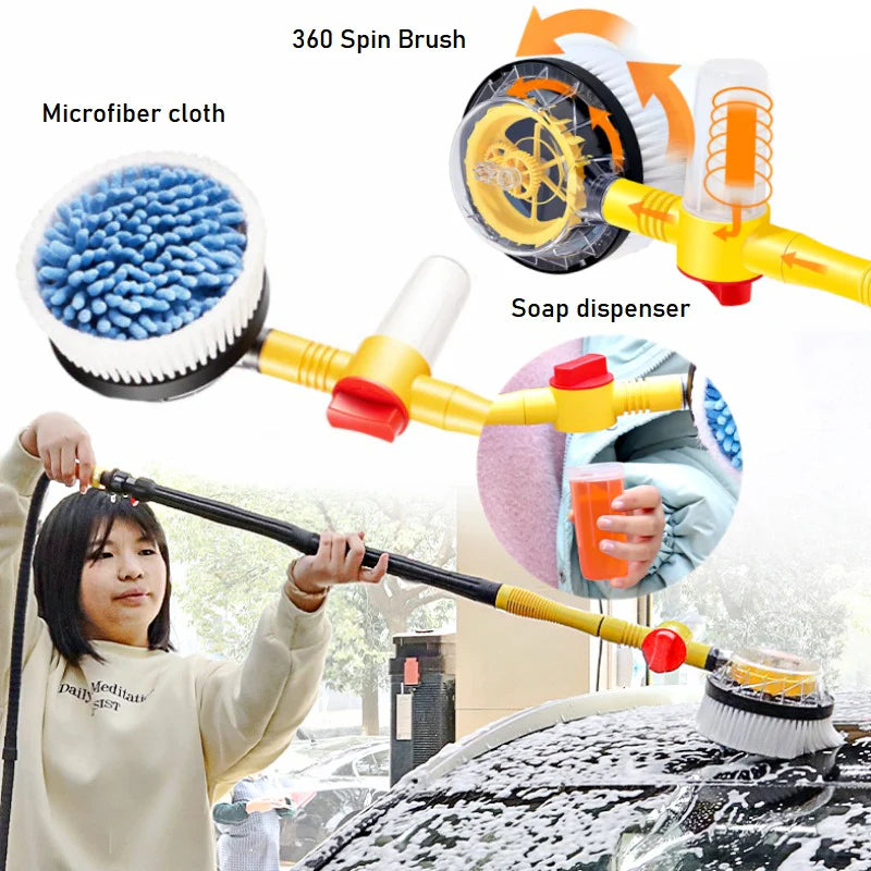 CEPILLO LIMPIADOR PARA AUTO GIRATORIO 🧼 ¡ESTE PRODUCTO ES LO QUE NECESITAS!