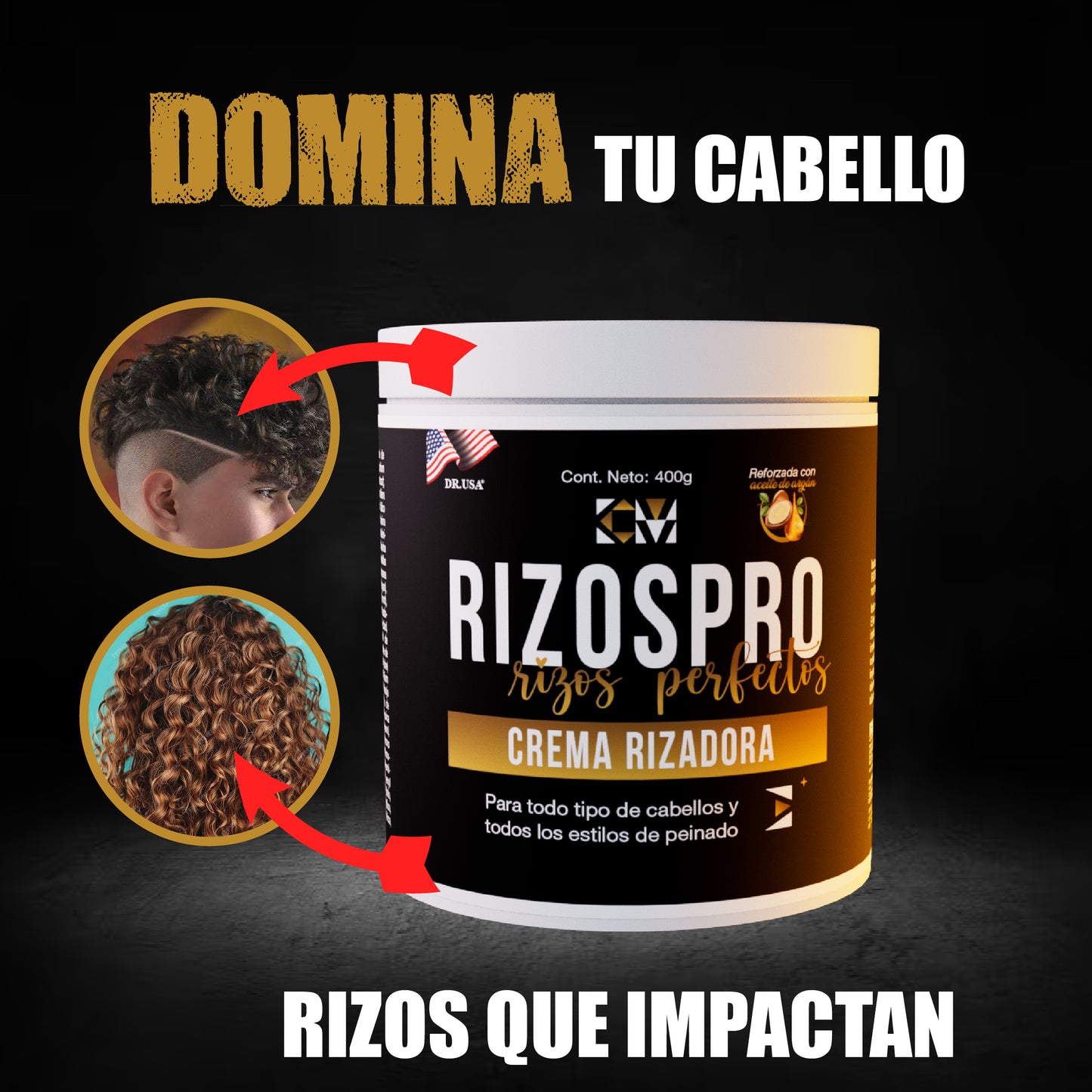 🌿 RIZOS PRO BY Dr. USA – RIZOS DEFINIDOS, HIDRATADOS Y SIN FRIZZ